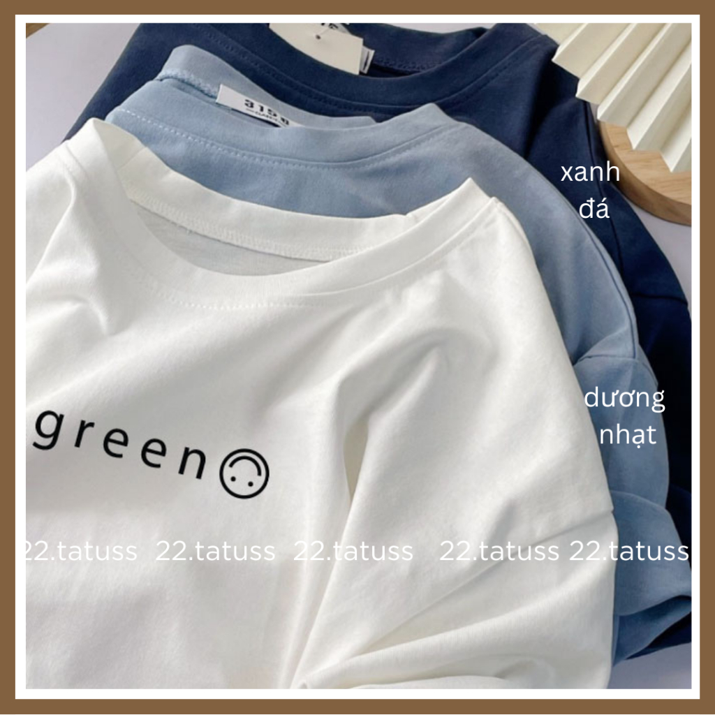 Áo thun cotton khô thoáng mát "GREEN"