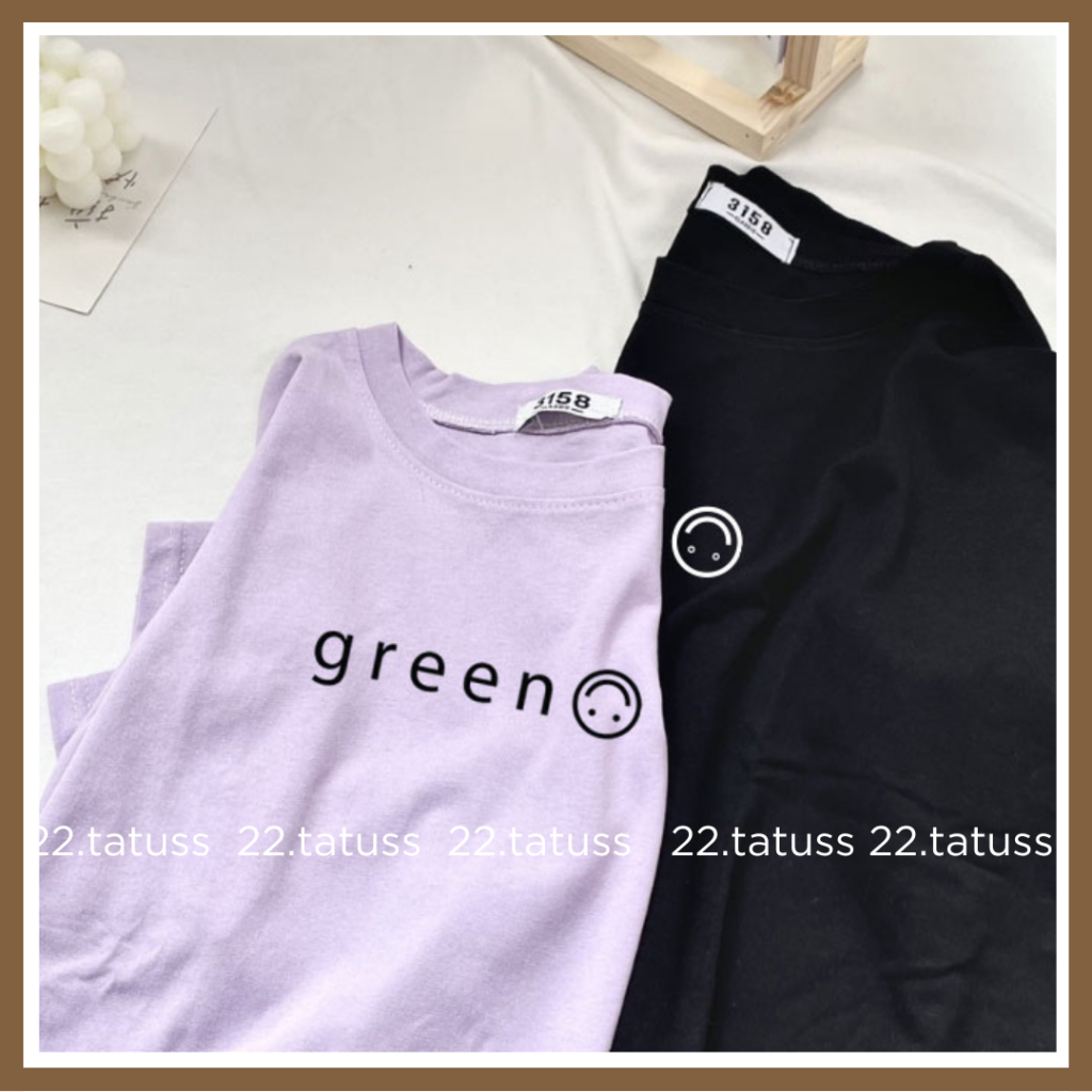 Áo thun cotton khô thoáng mát "GREEN"