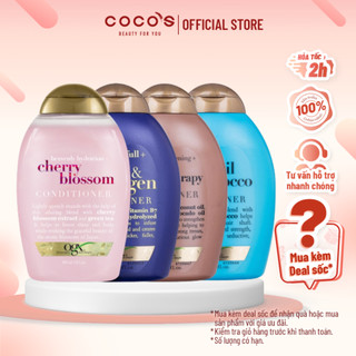 Dầu gội/ dầu xả ogx làm dày tóc, dưỡng tóc bồng bềnh, suôn mượt 385ml