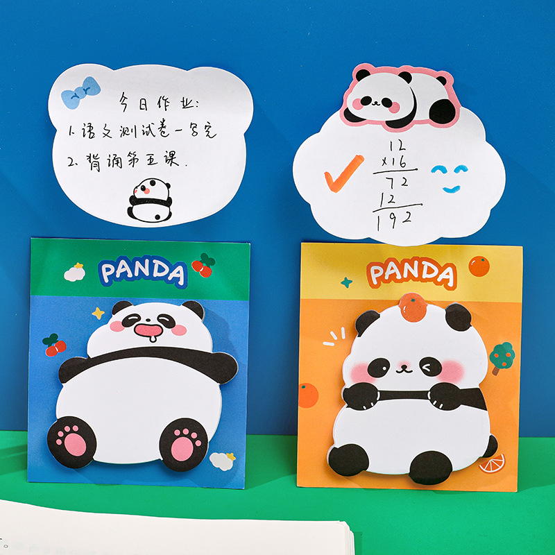 Giấy nhớ ghi chú hình chú gấu trúc PANDA xinh xắn dễ thương, note gấu trúc cute nhiều sắc màu