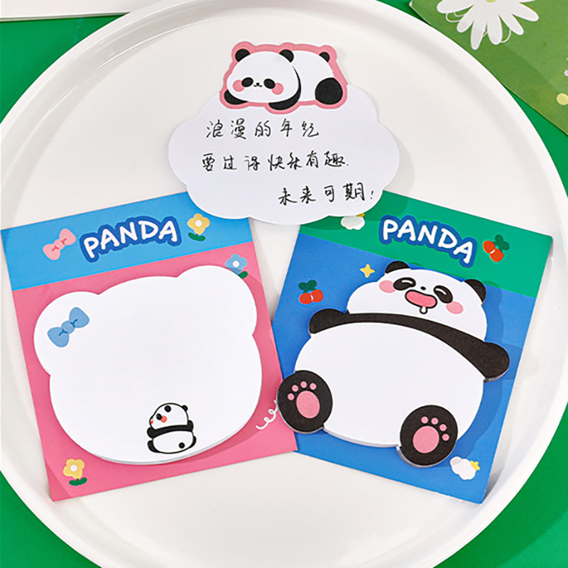 Giấy nhớ ghi chú hình chú gấu trúc PANDA xinh xắn dễ thương, note gấu trúc cute nhiều sắc màu