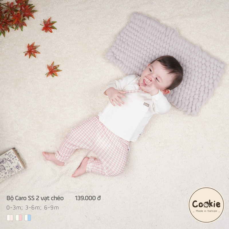 Bộ sơ sinh 2 vạt chéo 0-3m