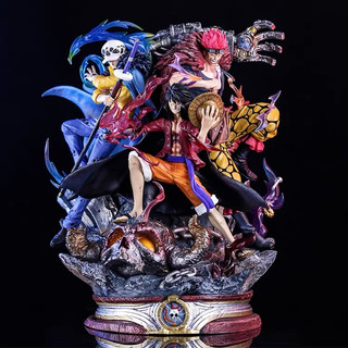 Mô hình cao cấp luffy law kid phiên bản nhỏ cao 22cm - mô hình one piece