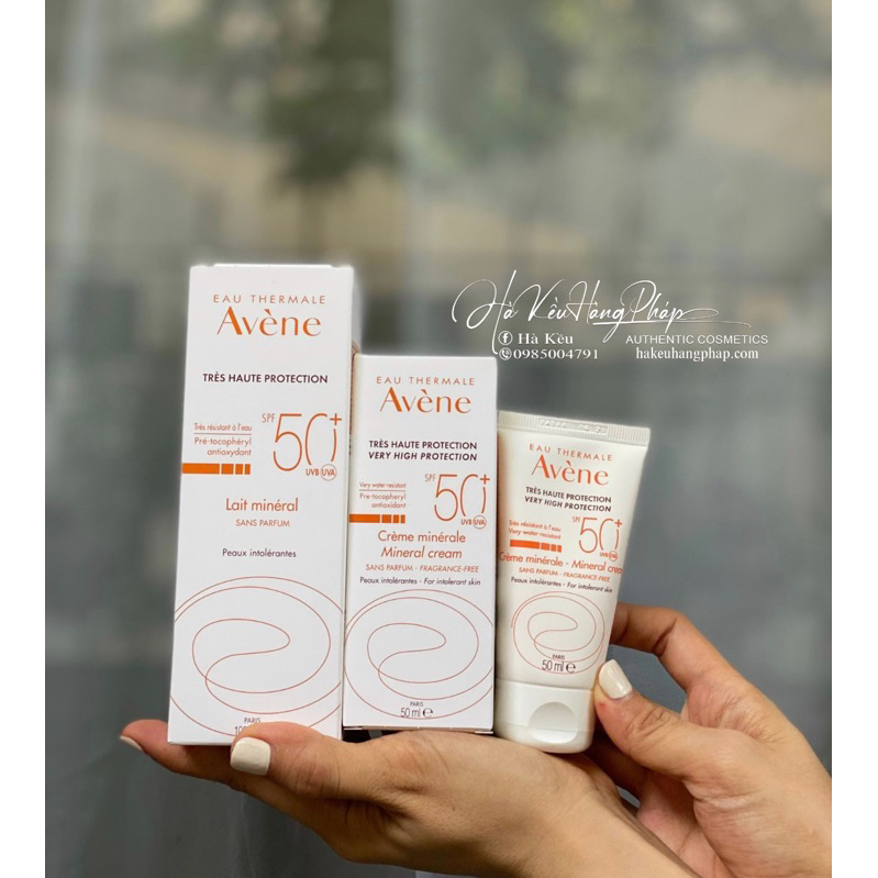 Kem chống nắng Avene Lait Mineral
