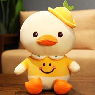 [Mua giá sỉ rẻ] Gấu bông vịt vàng mũ lệch size to 35cm. Tháng nào cũng phải tặng cho mình 1 cái gì đó mới mới
