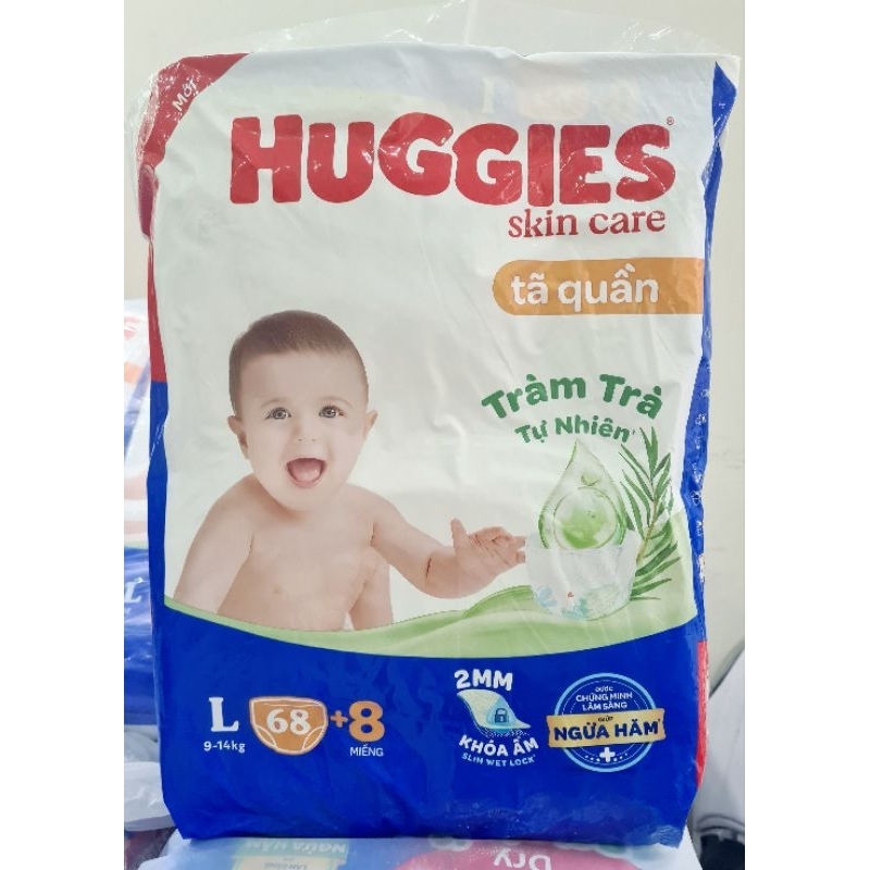 Tã quần Huggies L-68/XL-60/XXL-54 /XXXL-22