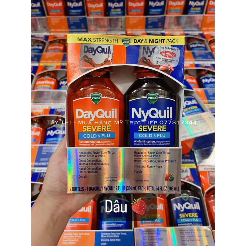 Date 2025 Set 2 Chai Siro V.ic.ks DayQuil & NyQuil Cold & F.lu Se.vere