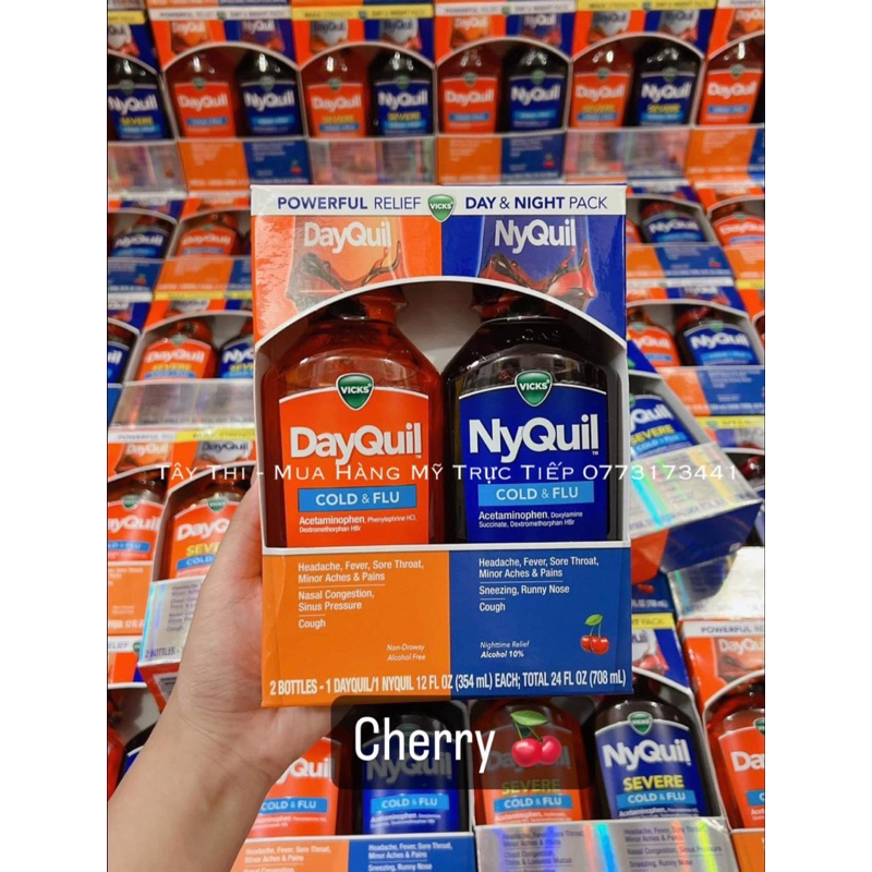 Date 2025 Set 2 Chai Siro V.ic.ks DayQuil & NyQuil Cold & F.lu Se.vere