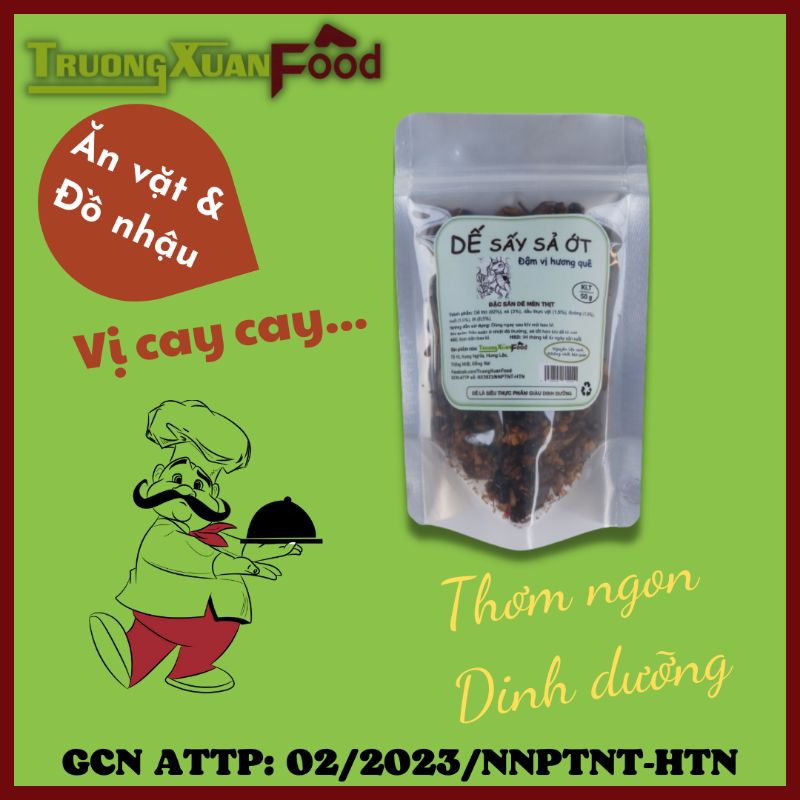 Dế Sấy, Dế Sấy Sả Ớt, Dế Sấy Cay Giòn, Thực Phẩm Ăn Liền, Đồ Nhậu, Ăn Vặt.