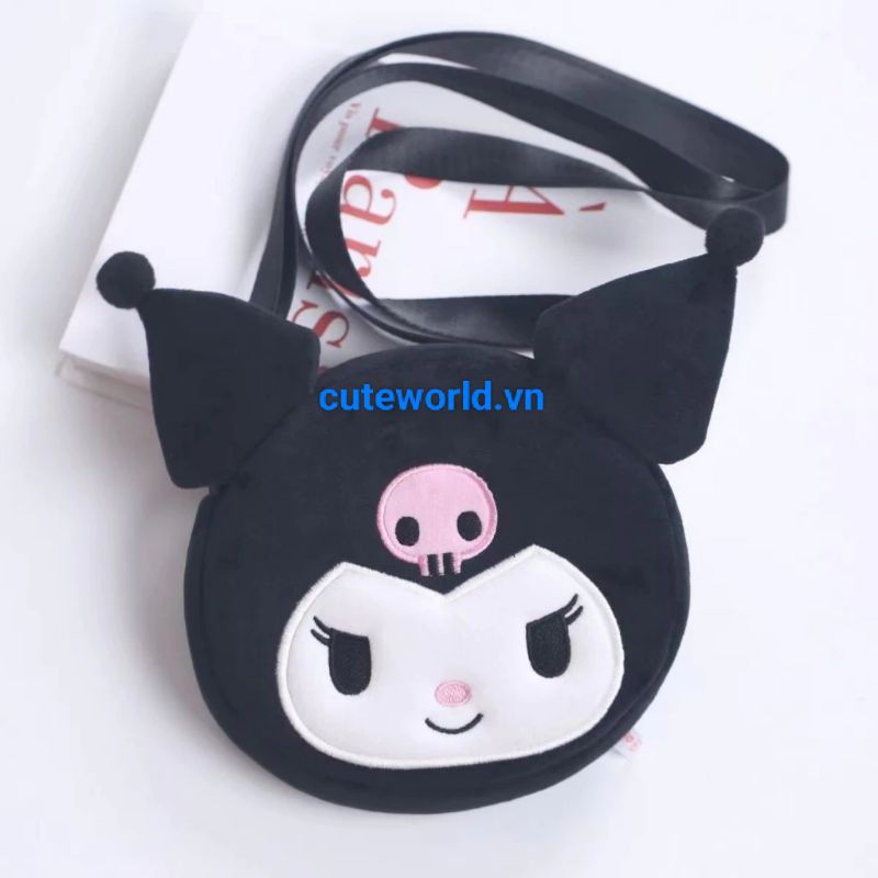 Túi Đeo Chéo - Ví Kuromi Phong Cách Hoạt Hình