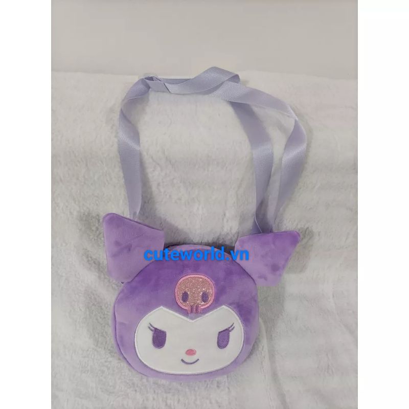 Túi Đeo Chéo - Ví Kuromi Phong Cách Hoạt Hình
