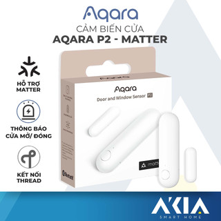 Cảm biến cửa Aqara P2 tương thích Matter, Homekit, Kết nối Thread, Cảnh báo cửa mở, Pin trâu 2 năm