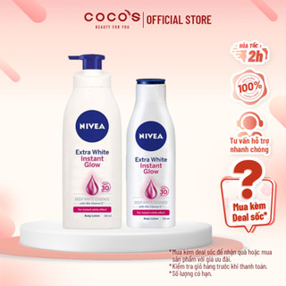 Sữa dưỡng thể dưỡng trắng mềm mịn da nivea (200ml