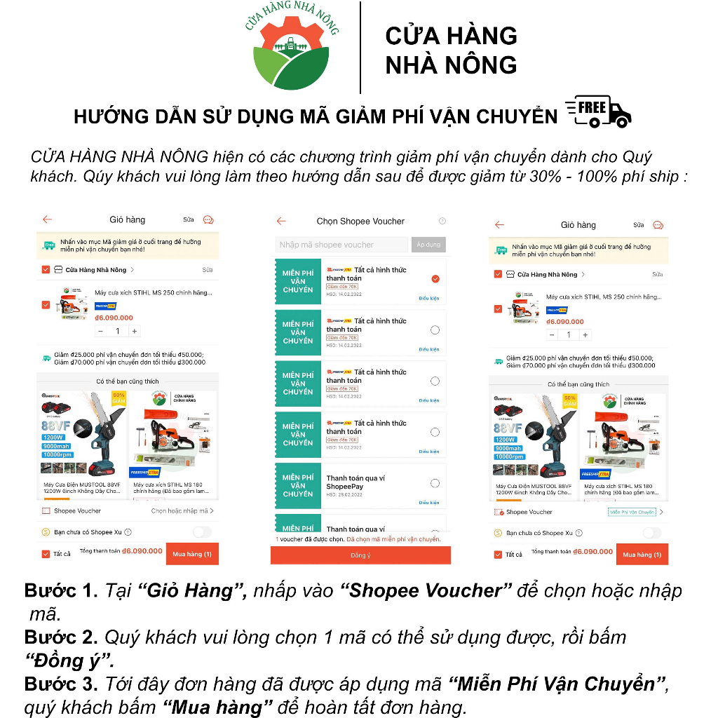 Bộ côn EXCAVA máy cắt cỏ 260/330 JAPAN cao cấp