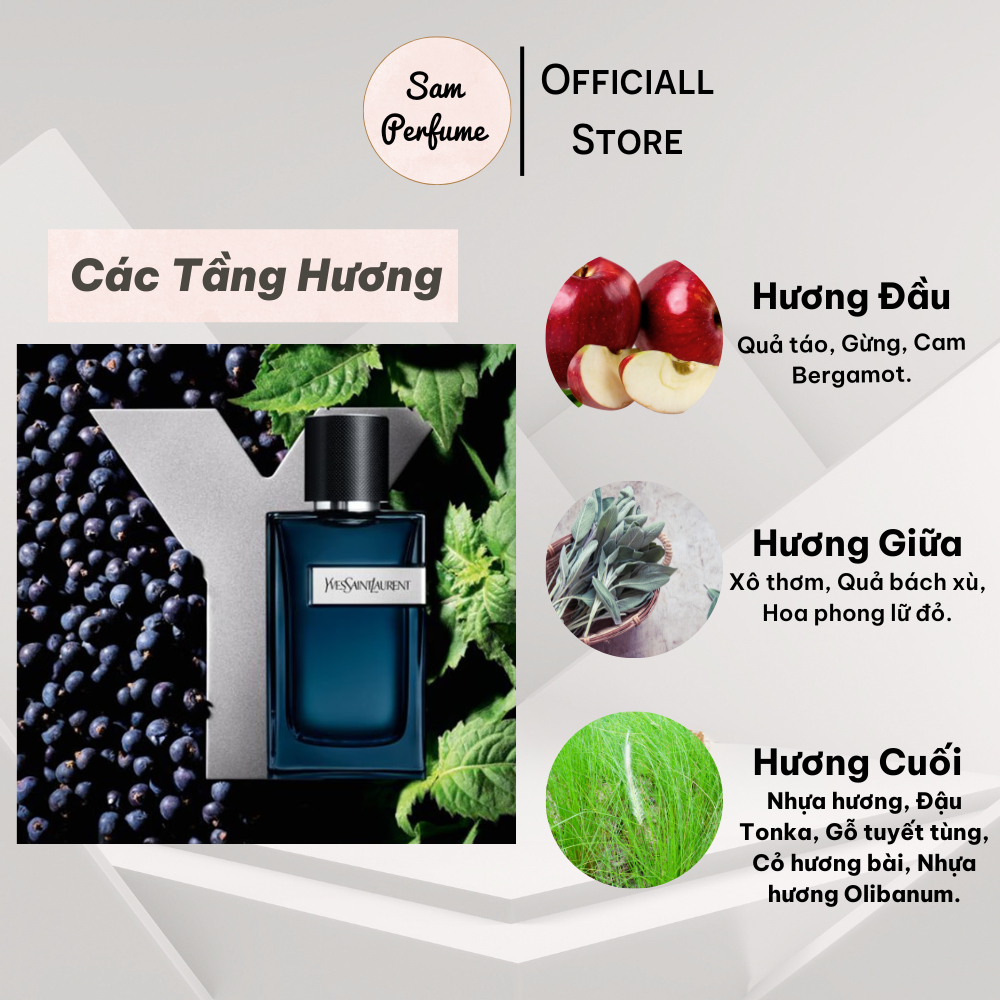 Nước hoa nam ysl y chiết 10ml edp chính hãng hội tụ đầy đủ sự nam tính, mạnh mẽ của đàn ông |Sam perfume