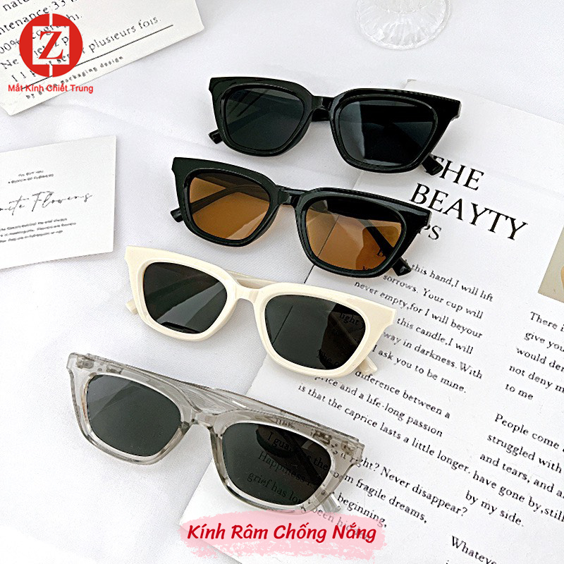 Kính mát form nhỏ, dáng mắt mèo nhiều màu Hot mã H5120