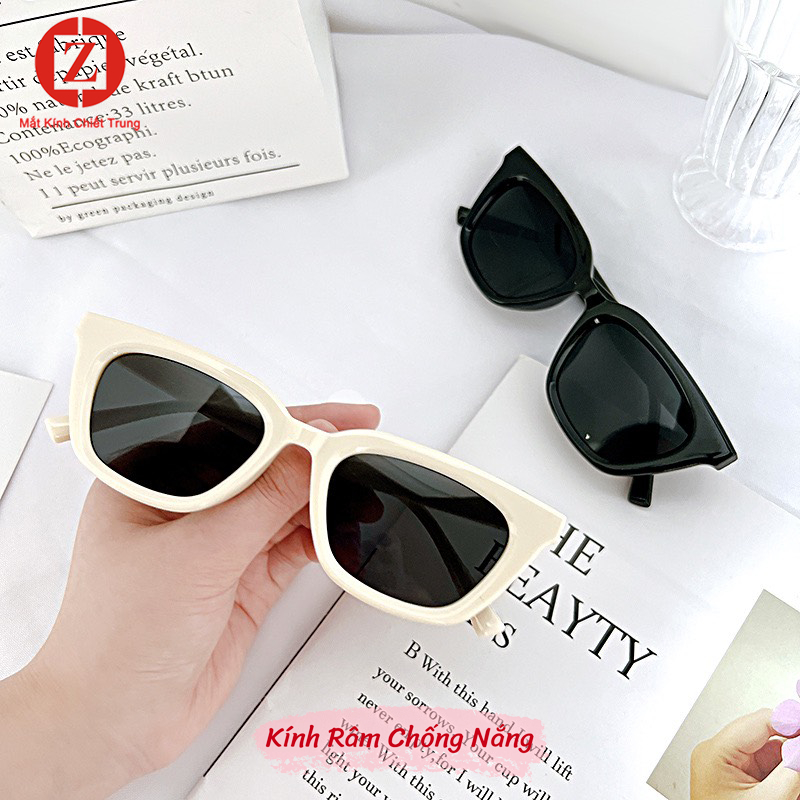 Kính mát form nhỏ, dáng mắt mèo nhiều màu Hot mã H5120