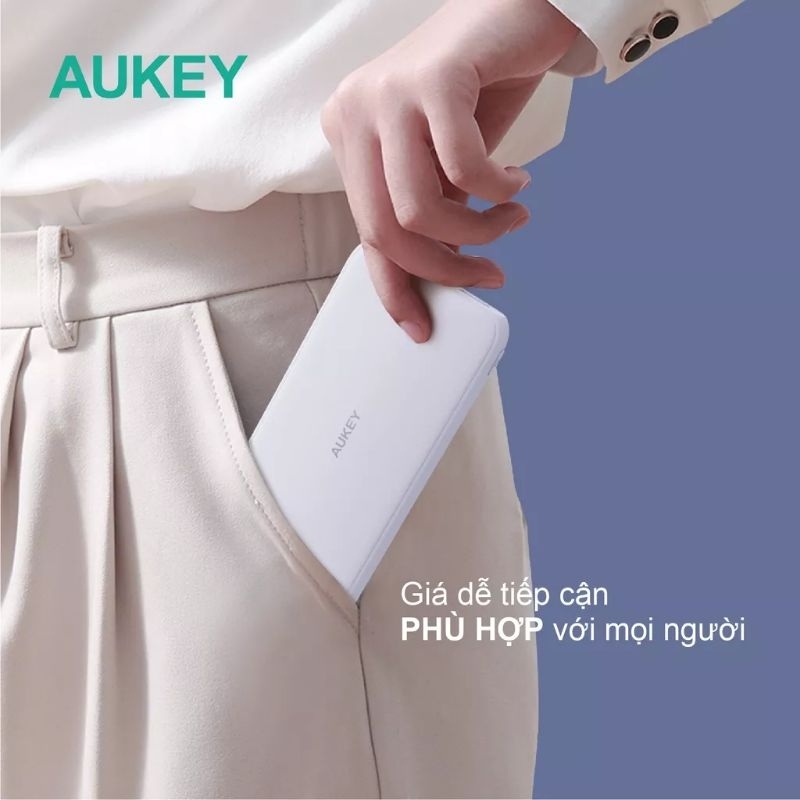 Pin sạc dự phòng Aukey Basix Slim PB-N99 10000mAh Like New