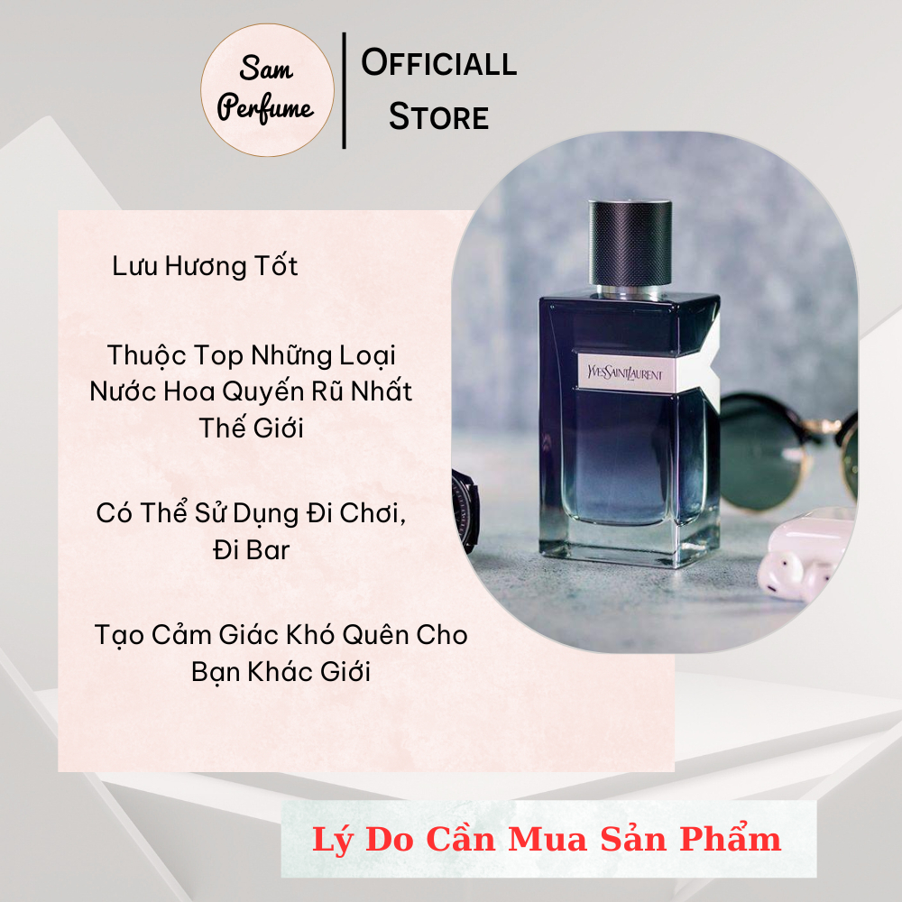 Nước hoa nam ysl y chiết 10ml edp chính hãng hội tụ đầy đủ sự nam tính, mạnh mẽ của đàn ông |Sam perfume