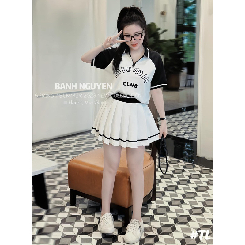 Set Miuiu Phối Viền Siu Cấp
