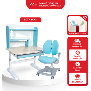 Bộ bàn ghế chống gù chống cận zac ergonomic mlk90t + y001
