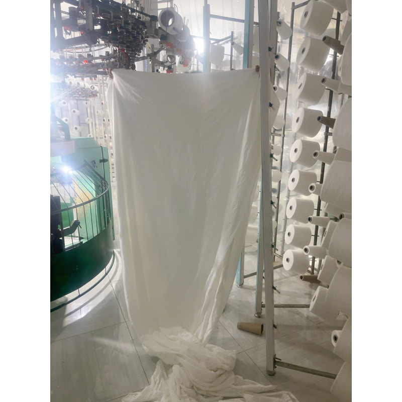 VẢI THUN TRẮNG TỒN-VẢI MỘC GIÁ THANH LÝ