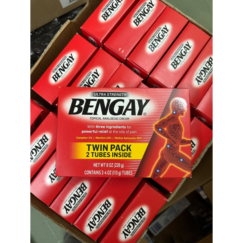 .Date 2025.Kem giảm đau BENGAY dầu nóng xoa bóp 113g x2