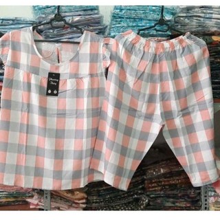 Bộ  lửng tôn 2 da vnxk bigsize 48kg_85kg, bộ đồ ngủ nữ mặc nhà thoải mái