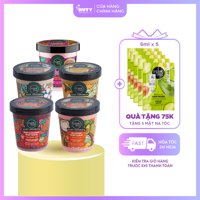 Tẩy Tế Bào Chết Toàn Thân Organic Shop Body Desserts