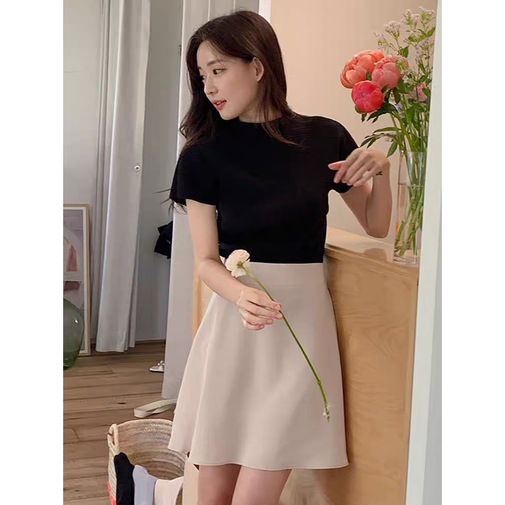 Áo thun gân tay hến cổ leo xốp gân dáng xuông basic Forgirl T001 | BigBuy360 - bigbuy360.vn