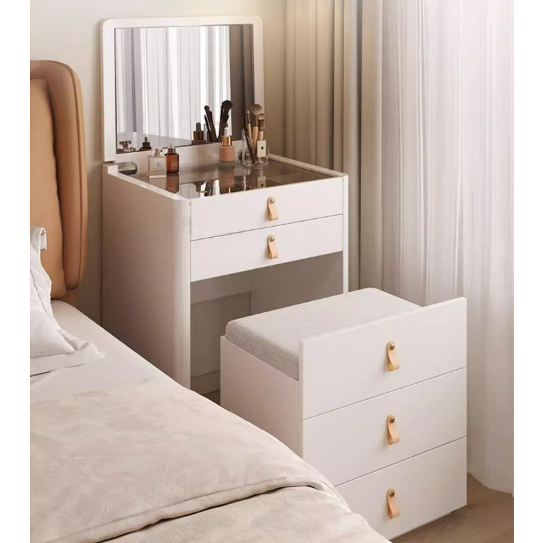 Bàn phấn trang điểm thông minh, Bàn phấn trang bị đèn LED, Bàn phấn trang điểm gấp gọn