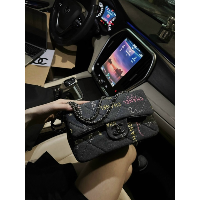 Túi đeo chéo nữ €ha.nel thật thời trang thiết kế trẻ trung, độc đáo