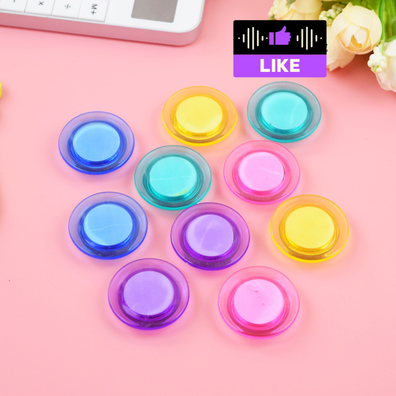 Vỉ 10 Nam Châm Gắn Bảng Từ Dạy Học Gắn Giấy Lên Bảng QUEENLEE STORE