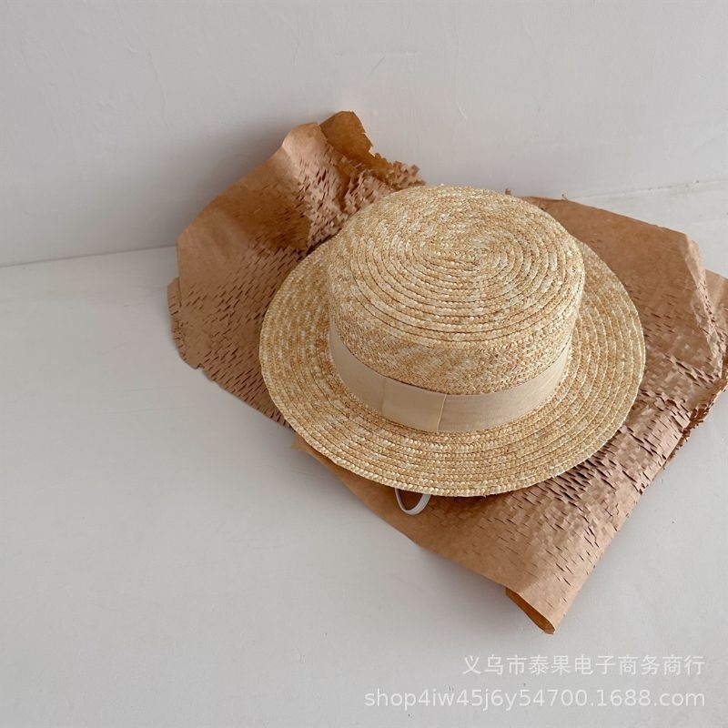 Nón cói có quai cho bé gái, nón cói hè cho bé gái