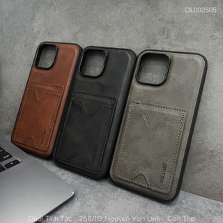 Ốp lưng iphone da mềm kèm ví đựng thẻ atm cho iphone 13/13 pro/13 pro max/14/14 plus/14 pro/14 pro max