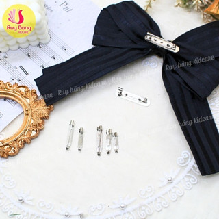 Ghim cài áo trơn các size - set 10c