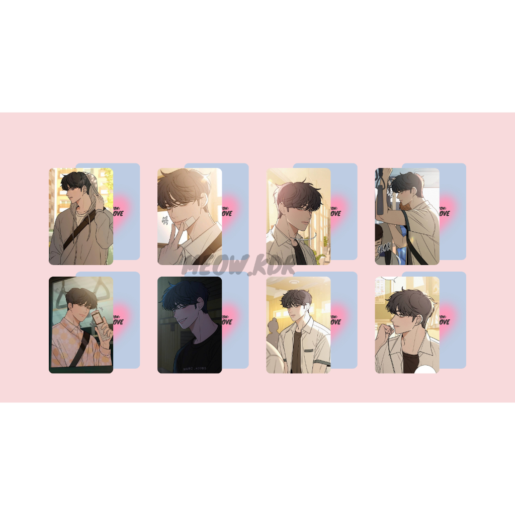 Set card bo góc "Chiến thuật tình yêu trong sáng"-"Operation: True Love" Baek Do Hwa-Go Eunhyeok