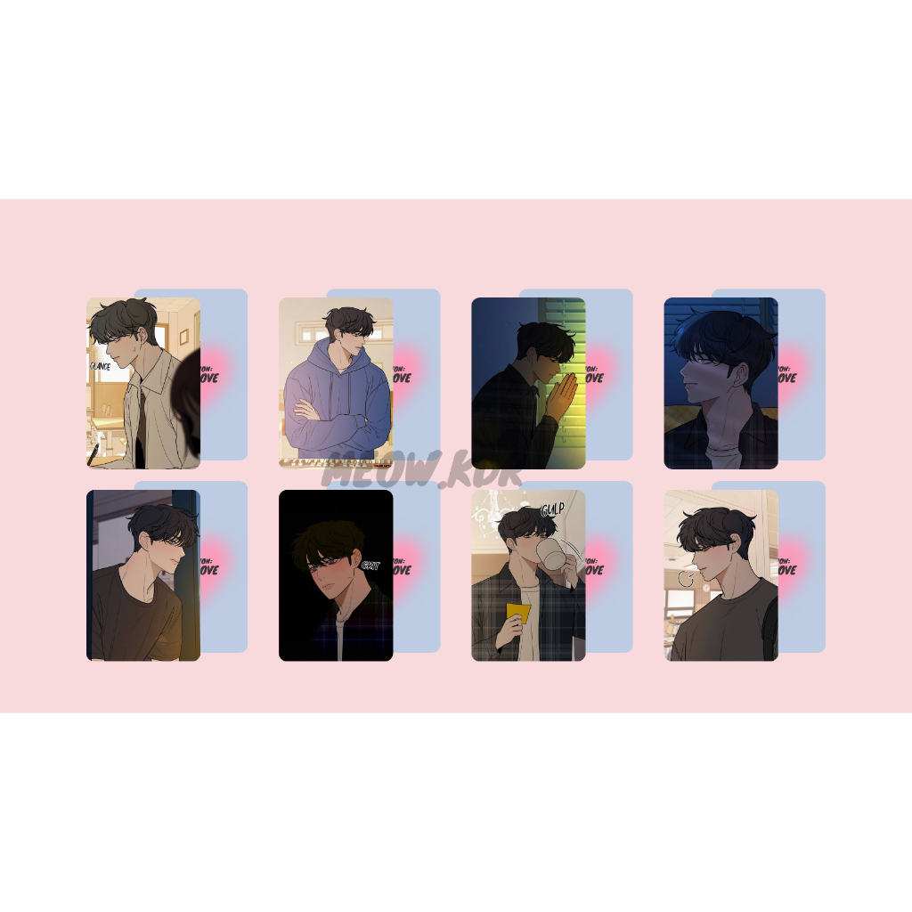 Set card bo góc "Chiến thuật tình yêu trong sáng"-"Operation: True Love" Baek Do Hwa-Go Eunhyeok