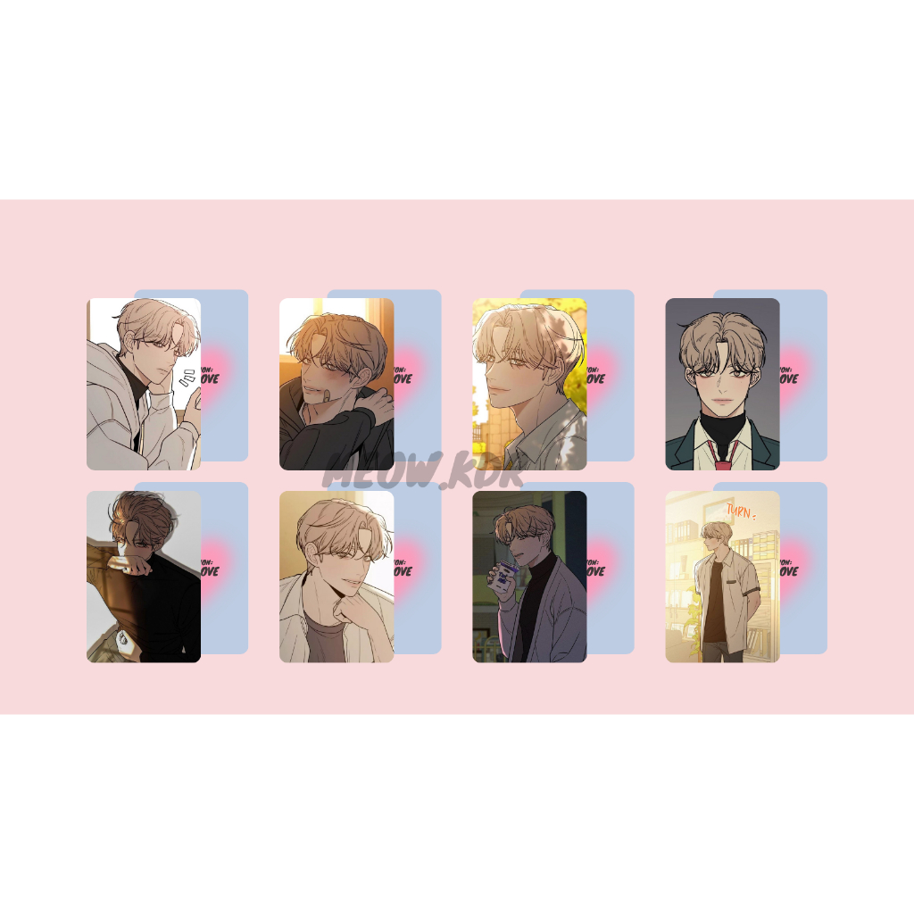 Set card bo góc "Chiến thuật tình yêu trong sáng"-"Operation: True Love" Baek Do Hwa-Go Eunhyeok