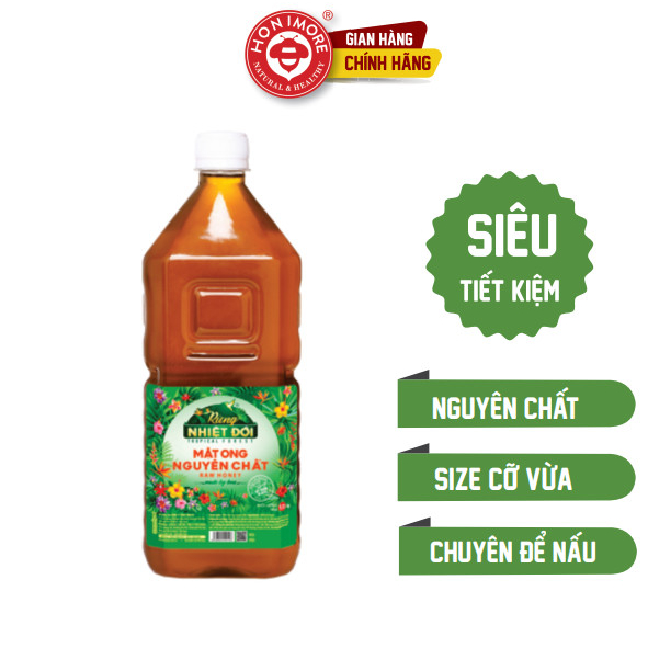 Mật ong nguyên chất Rừng Nhiệt Đới 1350g - Mật ong rừng nguyên chất