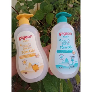 Sữa tắm gội toàn thân Pigeon Jojoba /Hoa Hướng Dương 700ml