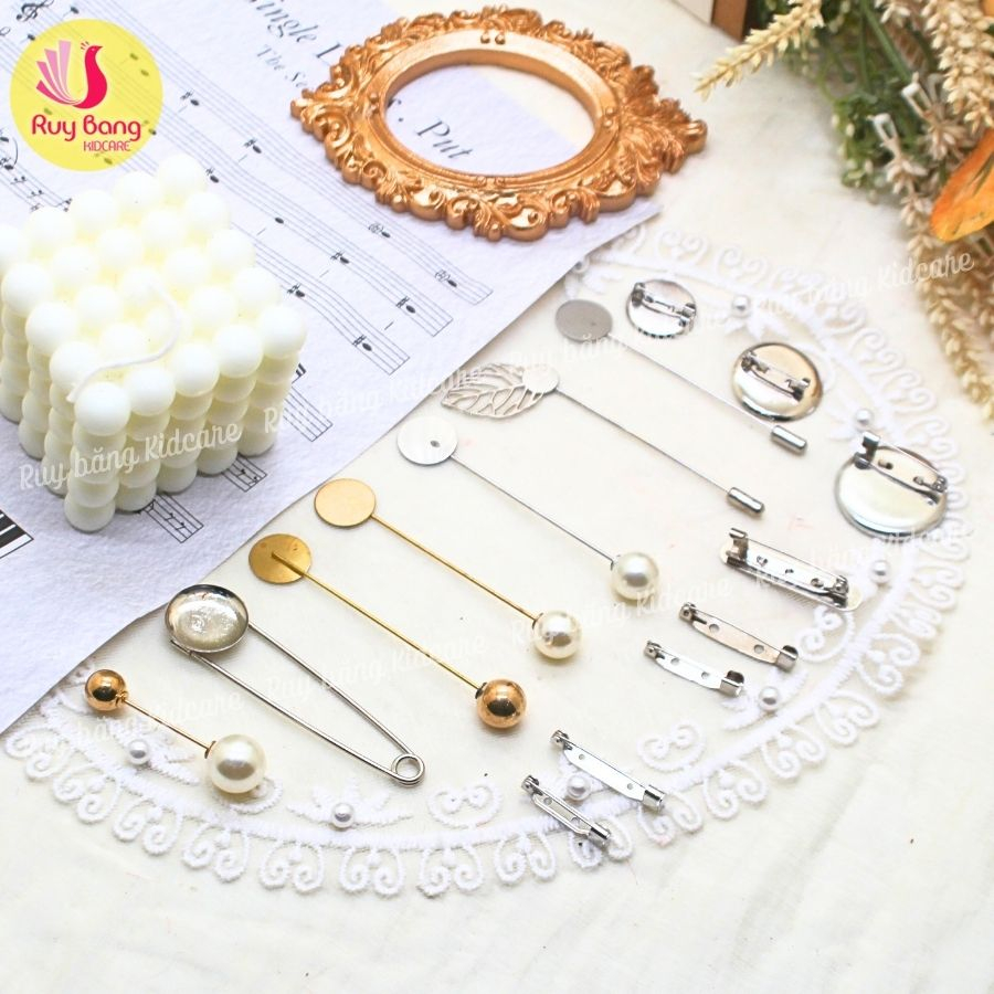 Cài áo kim loại - trâm cài áo các loại