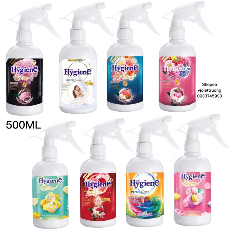 Chai 500ml Nước Xịt Thơm Quần Áo Thái Lan Làm Mềm Vải Khử Mùi Mồ Hôi - Xả Vải Khô