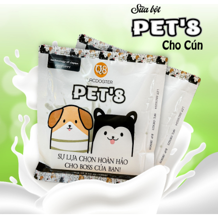 Sữa Bột PET8  LACDOGTER Cho Chó (Sữa Non - Pet'8 For Kitten)