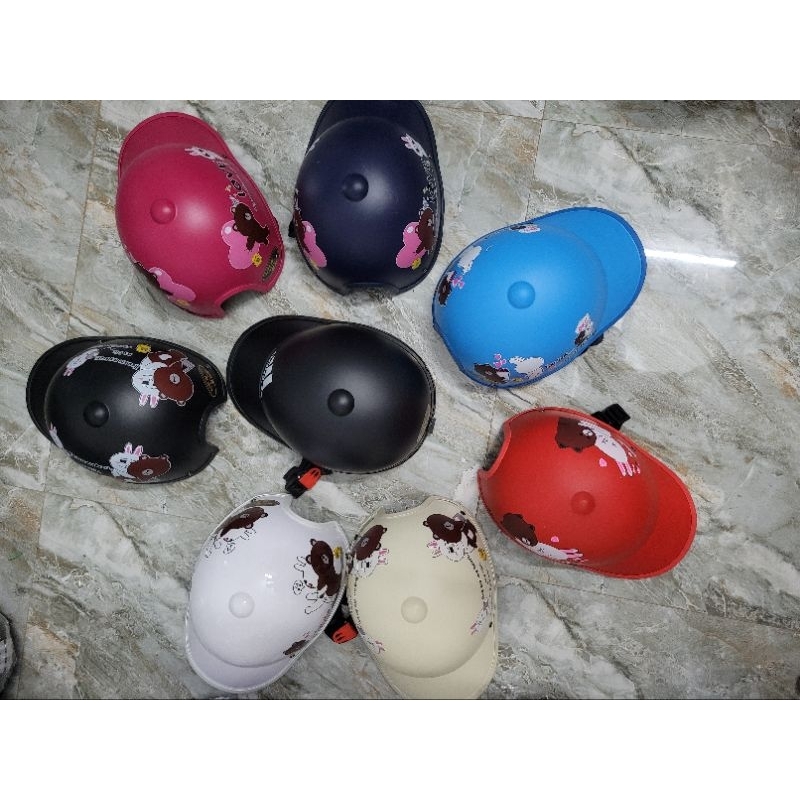 Mũ nón bảo hiểm thời trang trí liễu loại dày cao cấp