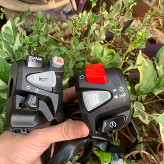 Cùm công tắc Trái Phải CB650 CB1100 full chức năng Vario Raider Sirius Wave nhỏ Exciter 2019 +  Công tắt CB 650F
