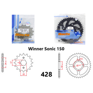 Nhông dĩa lẻ Recto Winner Sonic 150 chính hãng