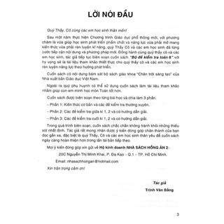 sách - Bộ đề kiểm tra Toán 8 (bám sát SGK Chân trời sáng tạo) HA