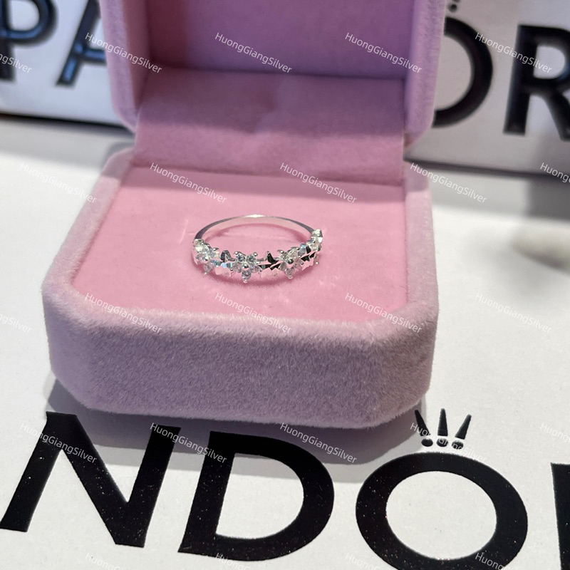 Nhẫn ngón út hình ngân hà Bạc ta - HuongGiangSilver