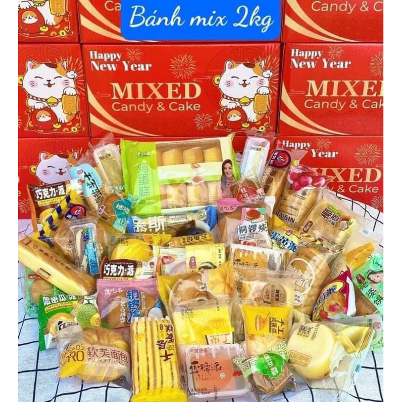 Bánh Đài Loan Mix 2kg (không trùng vị)